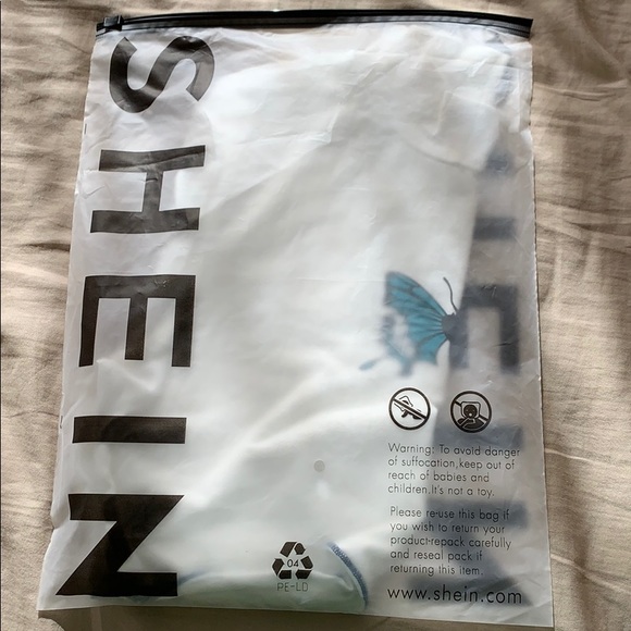Mock Neck Butterfly Tee from SHEIN - Picture 8 of 8